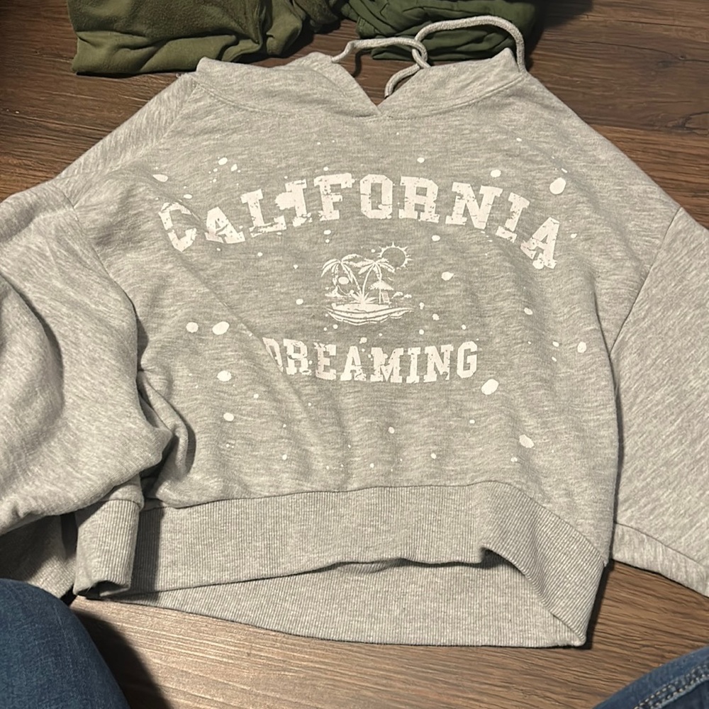 Cropped sweatshirt